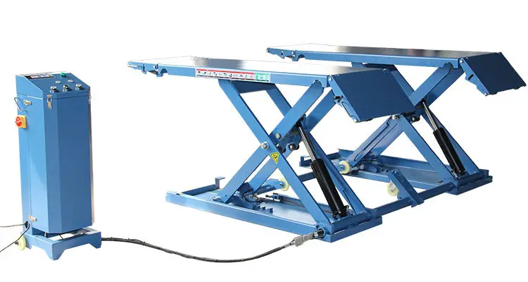 TFAUTENF CE Mid Rise Movable Hydraulic Ground Scissor Car Lift Hoist Mobile Car Lift — image 7