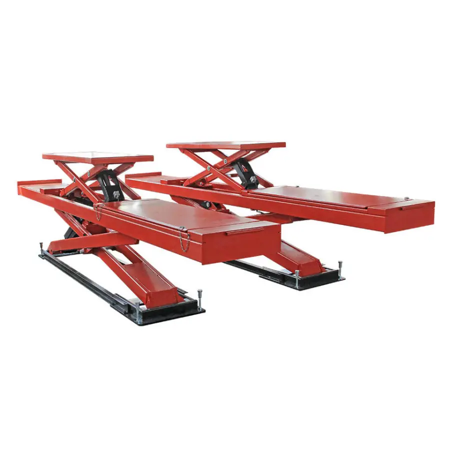 TFAUTENF Hydraulic 4 Tons In-ground Car Alignment Scissor Lift for Auto Workshop Wheel Aligner — image 5
