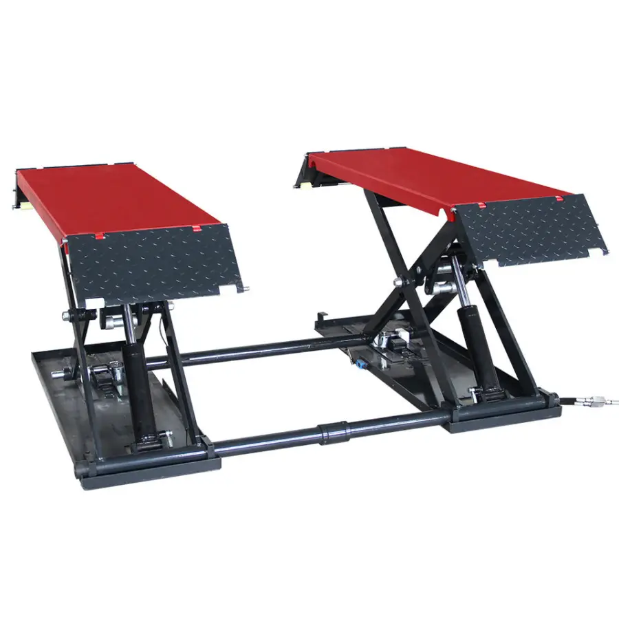 TFAUTENF Cheap Hydraulic Mid-rise Portable Scissor Car Lift — image 6