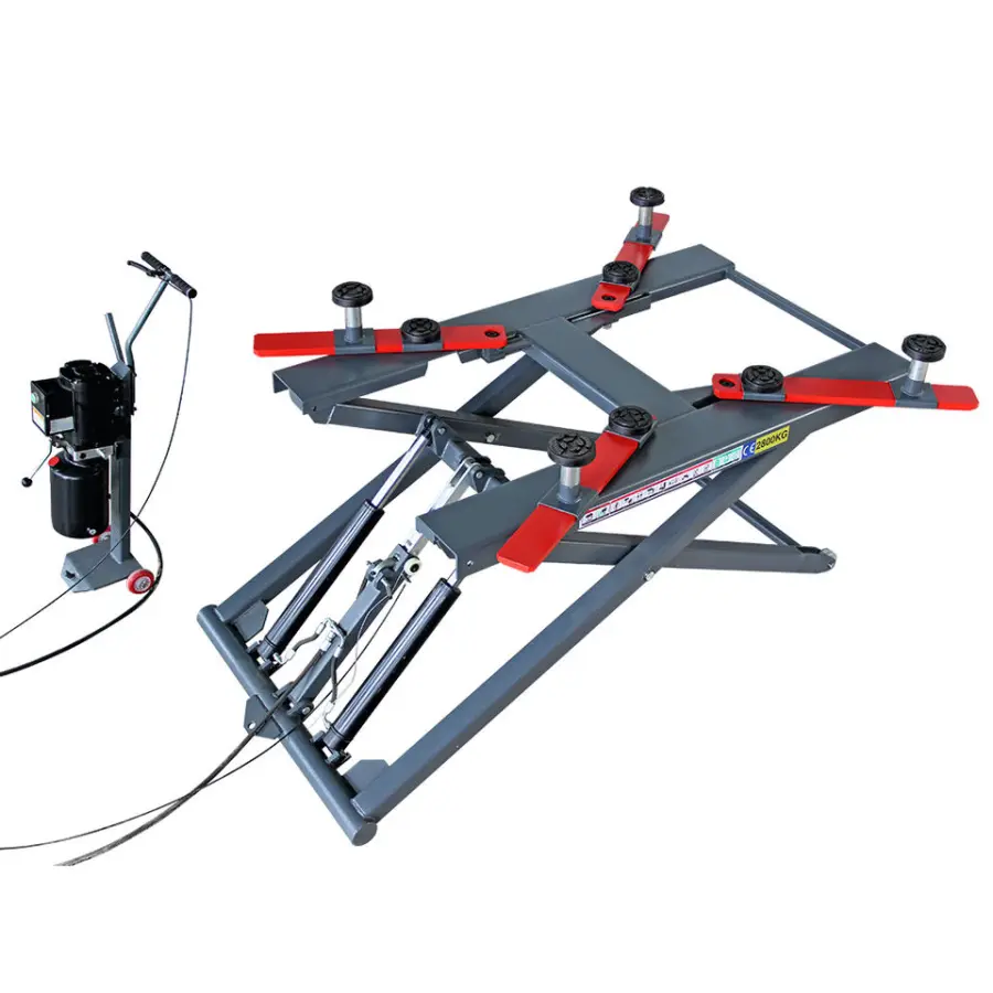 TFAUTENF Cheap Hydraulic Small Portable Scissor Car Lift — image 3