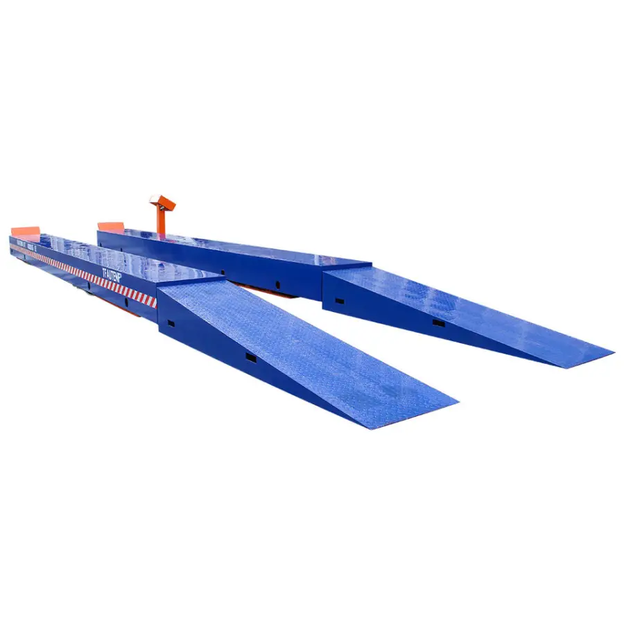 TFAUTENF Super Heavy Duty Platform Truck Lift Cabled Hydraulic 40T Large Bus Scissor Lift — view 4