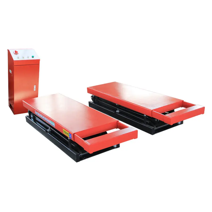 Car Workshop Factory Cheap Hydraulic Underground 3.5 Tons Scissor Elevator — image 3