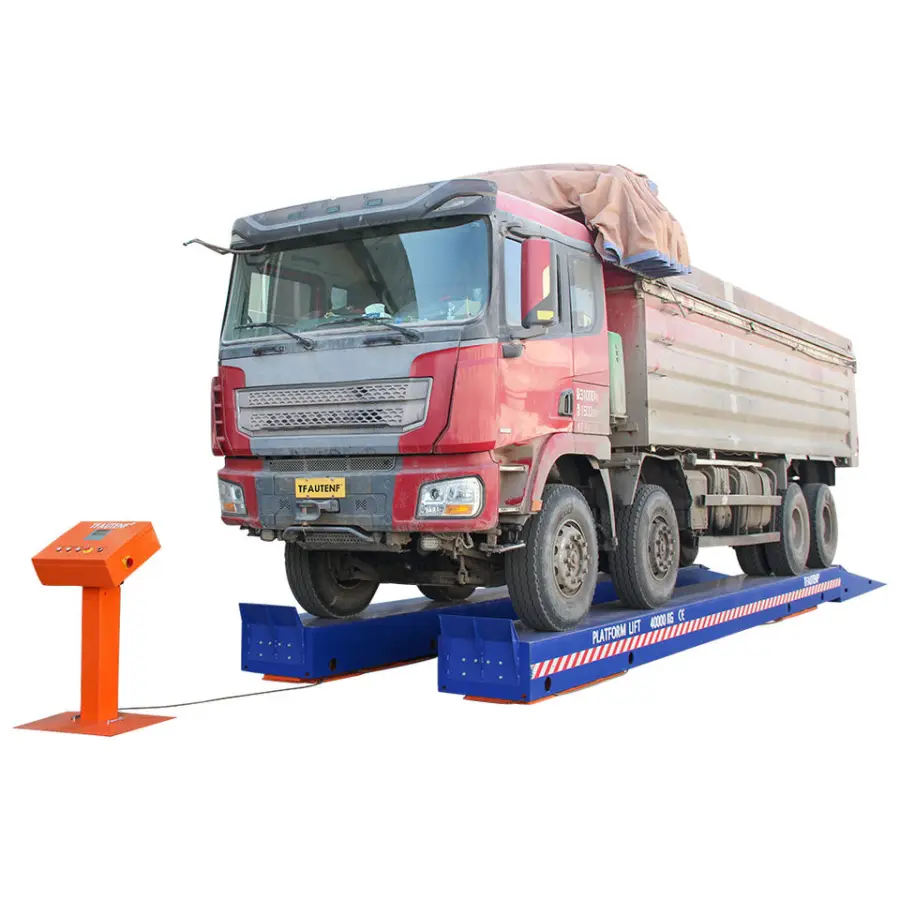 TFAUTENF CE Hydraulic Heavy Duty Cabled 10T/20T/30T/40T Bus Platform Truck Scissor Lift — view 2
