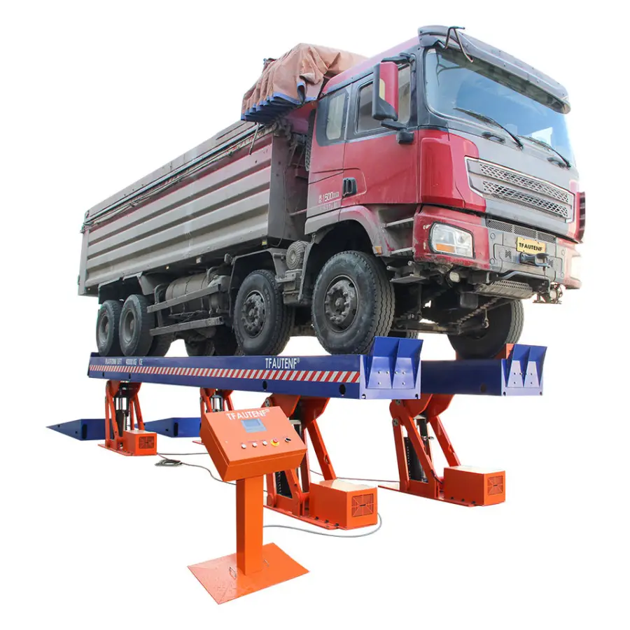 TFAUTENF CE Hydraulic Heavy Duty Cabled 10T/20T/30T/40T Bus Platform Truck Scissor Lift — view 5
