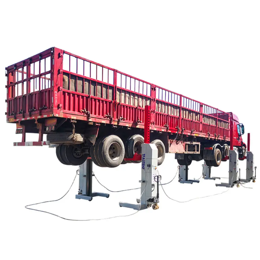 Wired Cabled Heavy Duty Hydraulic Mobile Column Lift Lifting Jack / Truck Lift / Lifter for Commercial Vehicles — image 4