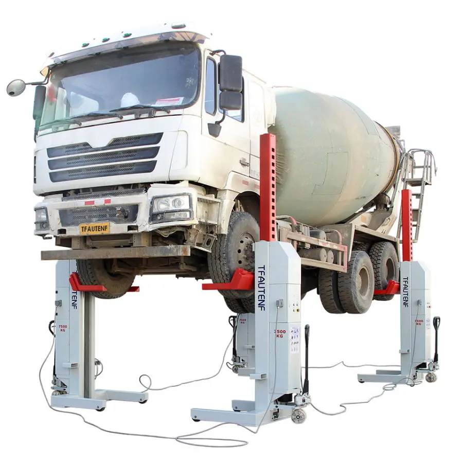 TFAUTENF TF-4175 Electric Hydraulic Heavy Duty Mobile Column Lift for Truck Lift Truck Repair and Truck Maintenance — view 1