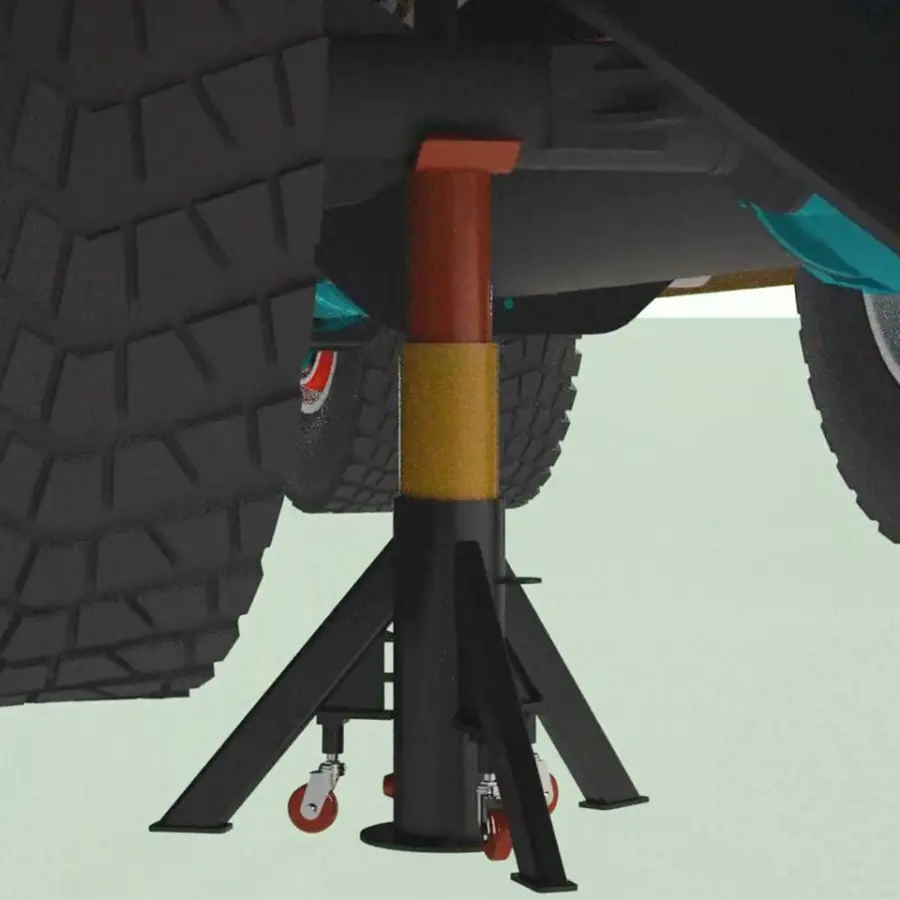 TFAUTENF 25 Tons Heavy Duty Truck Stands/Truck Lifting Jack/Hydraulic Truck Jacks — view 6