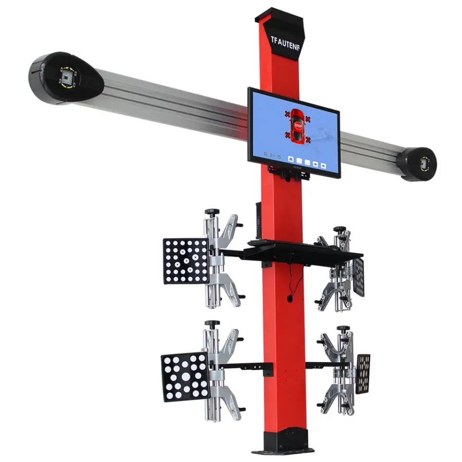 Hot Selling 3D Automatic Beam Wheel Aligner Wheel Alignment Equipment — image 2