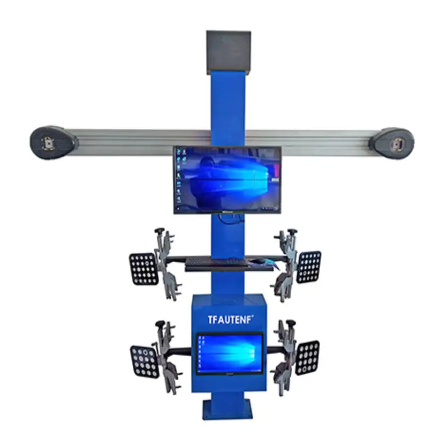TFAUTENF Wheel Alignment Machine 3d 4 Wheel Aligner System with One Single Screen Usually Work with Four Post Car Lift with Ce — image 4