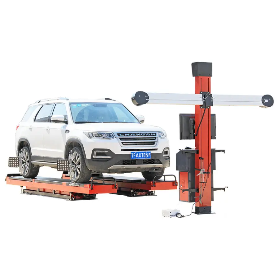TFAUTENF 3d Wheel Aligner Machine with Large Inground Alignment Scissor Lift — image 3
