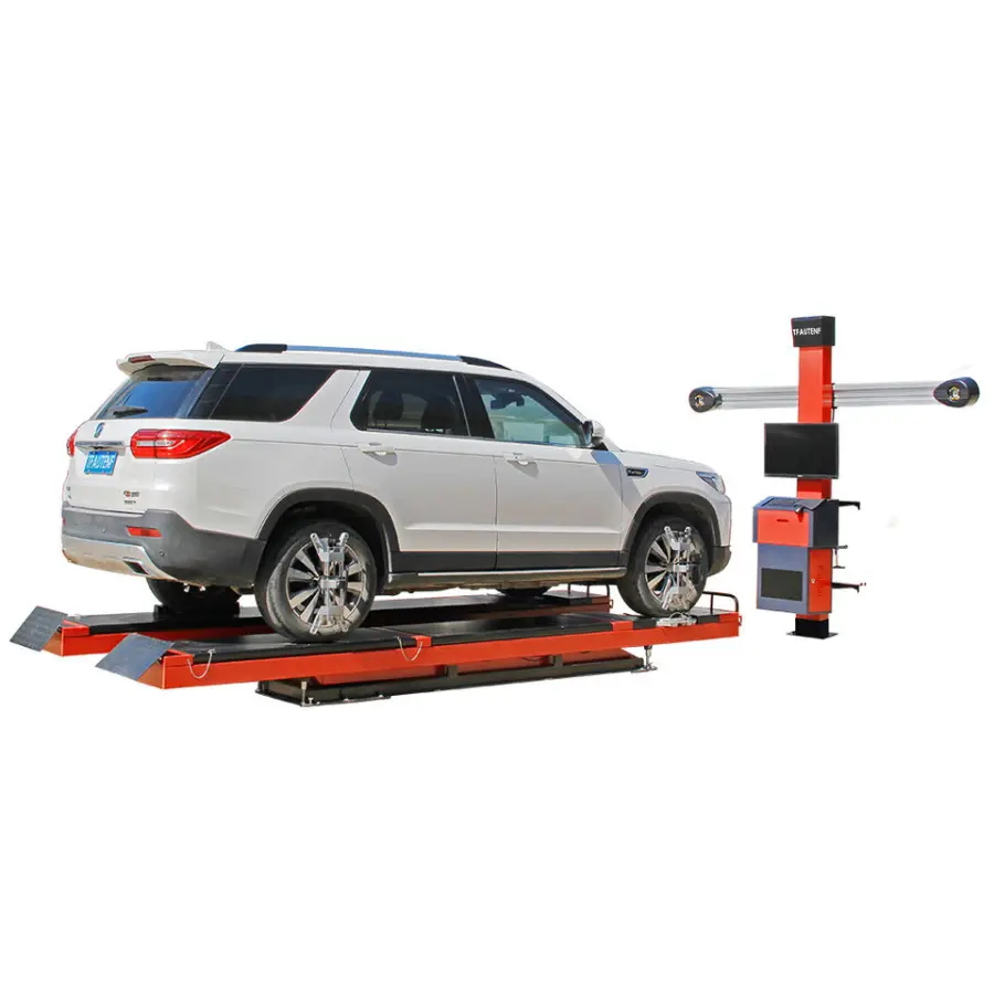 TFAUTENF 3d Wheel Aligner Machine with Large Inground Alignment Scissor Lift — image 4