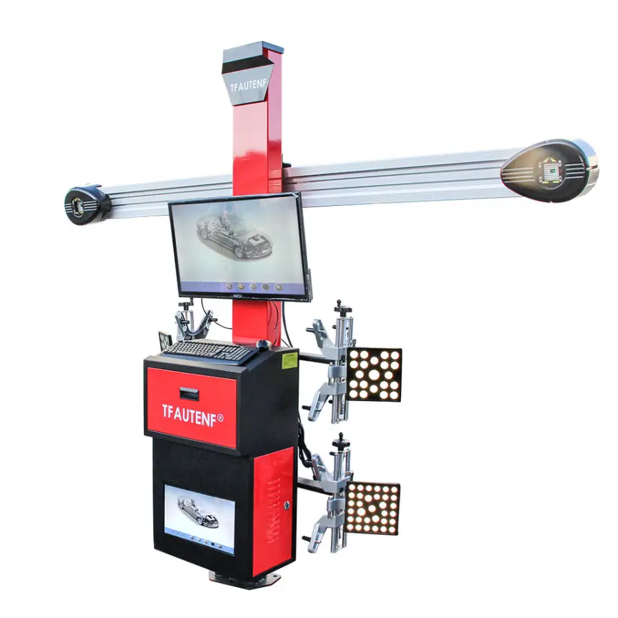 Advanced 3D Auto Car Wheel Aligner Alignment Aligning Machine with Dual Monitors — image 4