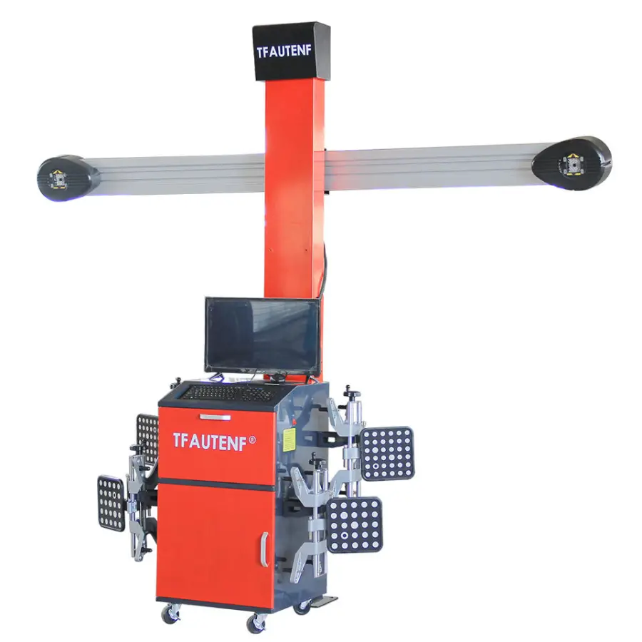 Automatic Tracking 3D Wheel Alignment Machine Wheel Aligner with Cabinet 24 Inch Screen for Garage Use — image 5