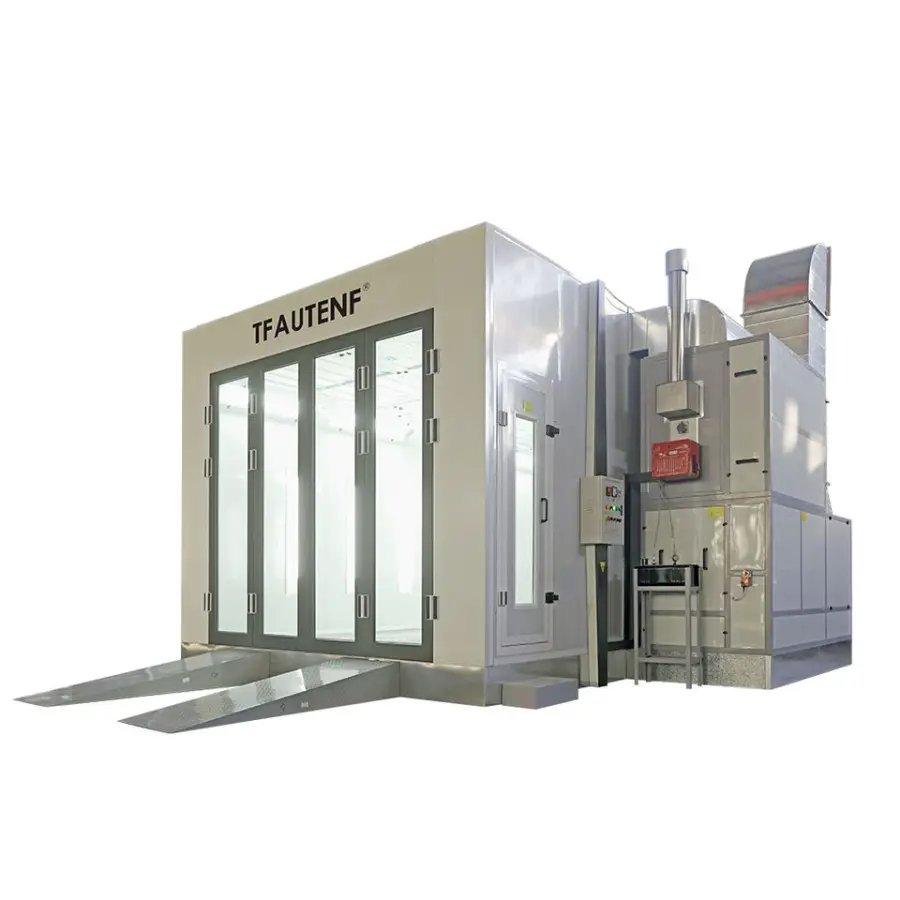 Down Draft Car Spray Painting Booth / Painting Oven / Paint Booth with Gas Heater — image 3