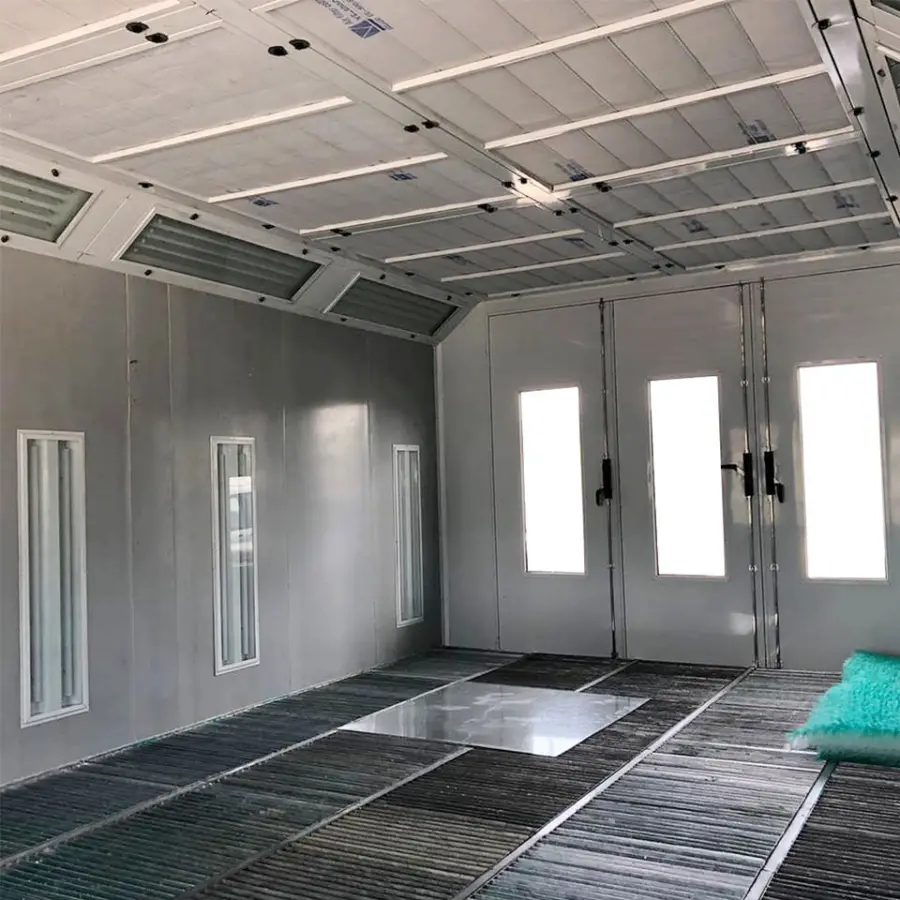 TFAUTENF diesel Heating Car Spray Booth Workshop Use Painting Room and Auto Paint Oven 7m by 4m Car Painting Booth — image 5