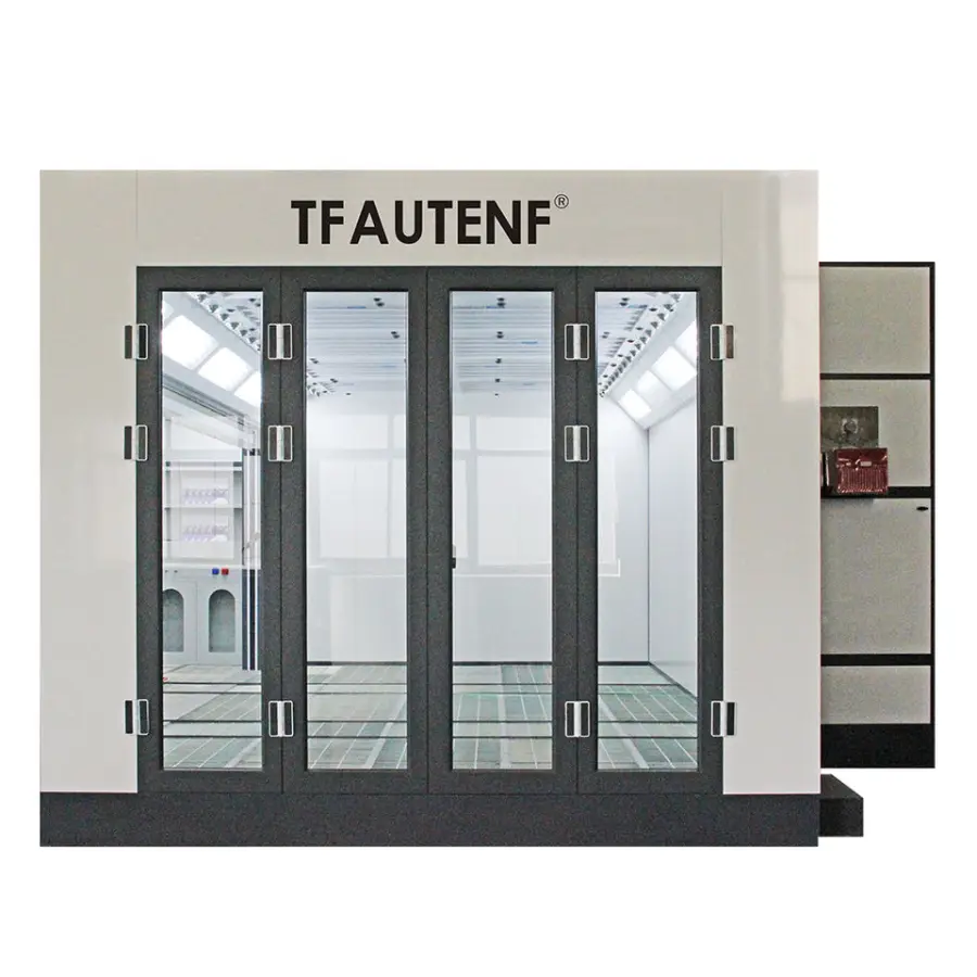 Down Draft Car Spray Painting Booth / Painting Oven / Paint Booth with Gas Heater — image 6
