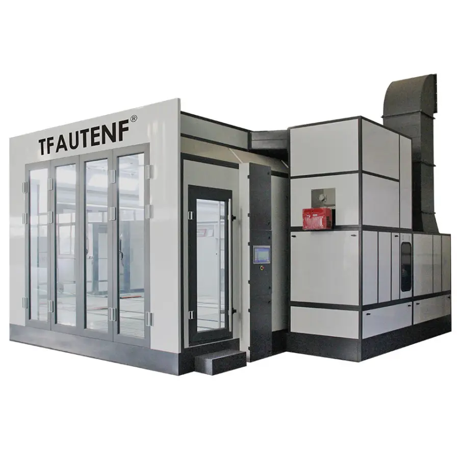 TFAUTENF Customized Diesel Heating Auto Spray Booth Paint Booth Car Painting Room for Vehicle Paint Garage Use with Ce — image 6