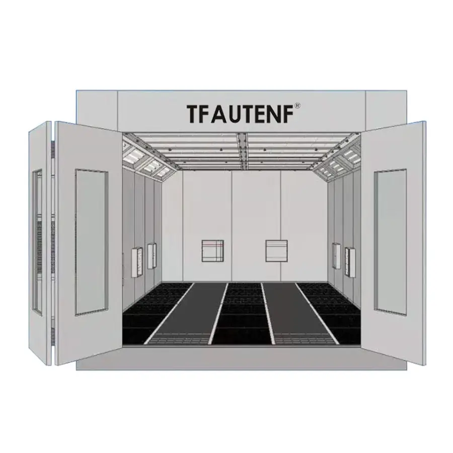 Electrical Heating Automotive Car Painting Equipment Baking Oven Spray Booth Paint Booth Painting Room Paint Oven — image 7