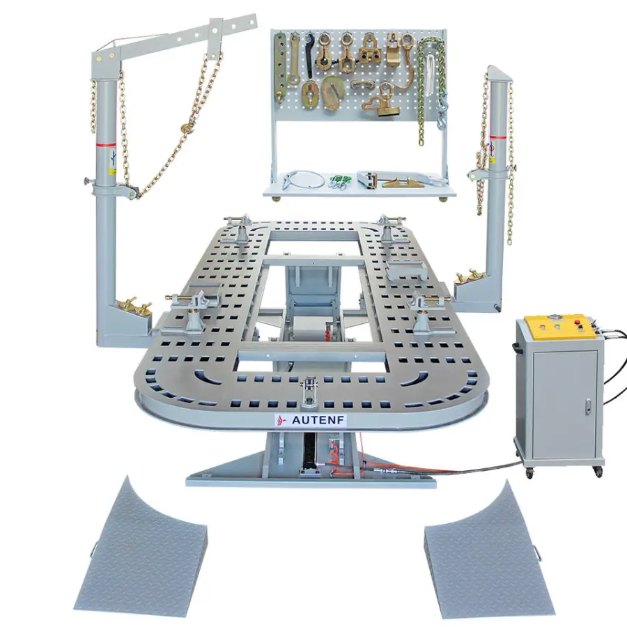 TFAUTEN Car Bench Parallel and Tilting Manganese Steel Plate for Car Collision Repair with 3500kg Lifting Capacity — image 3