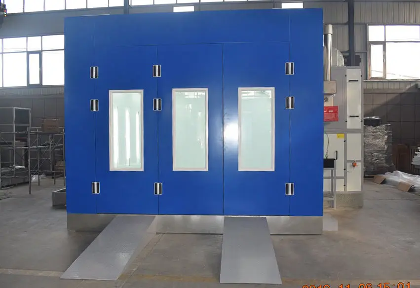 CE Diesel Heating Car Bodyshop Baking Booth Auto Paint Spray Booth — image 3