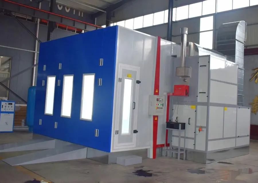 CE Diesel Heating Car Bodyshop Baking Booth Auto Paint Spray Booth — image 5