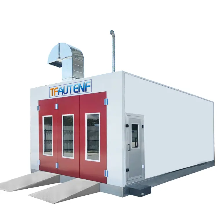 CE Diesel Heating Car Bodyshop Baking Booth Auto Paint Spray Booth — image 6