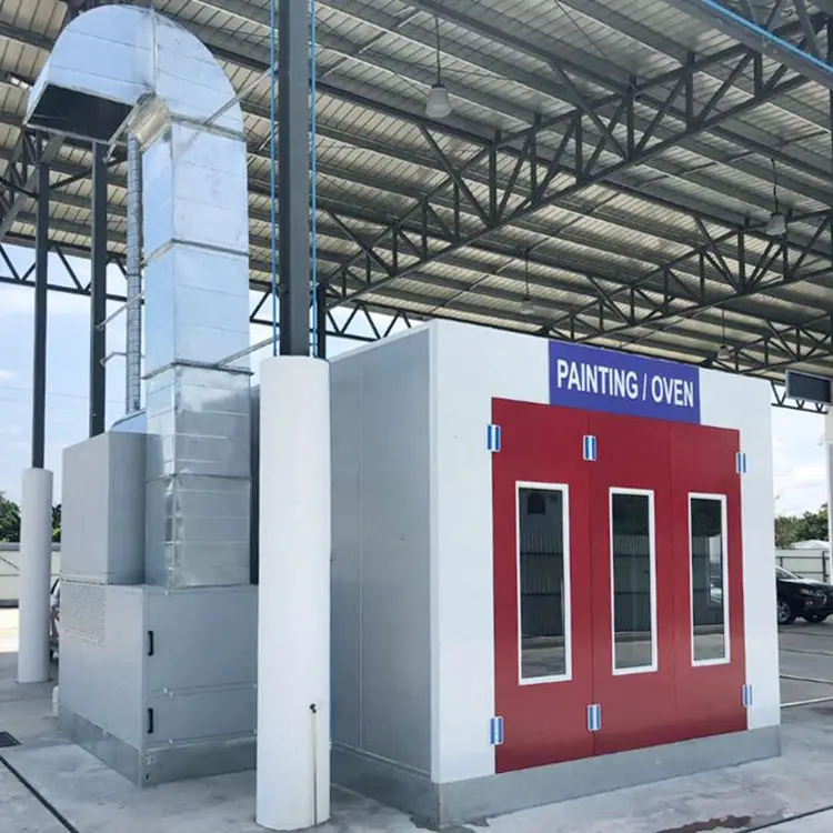 CE Diesel Heating Car Bodyshop Baking Booth Auto Paint Spray Booth — image 7