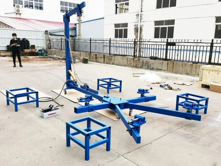 CE Approved Portable Auto Body Collision Repair Frame Puller Machine for Quick Repair — image 4