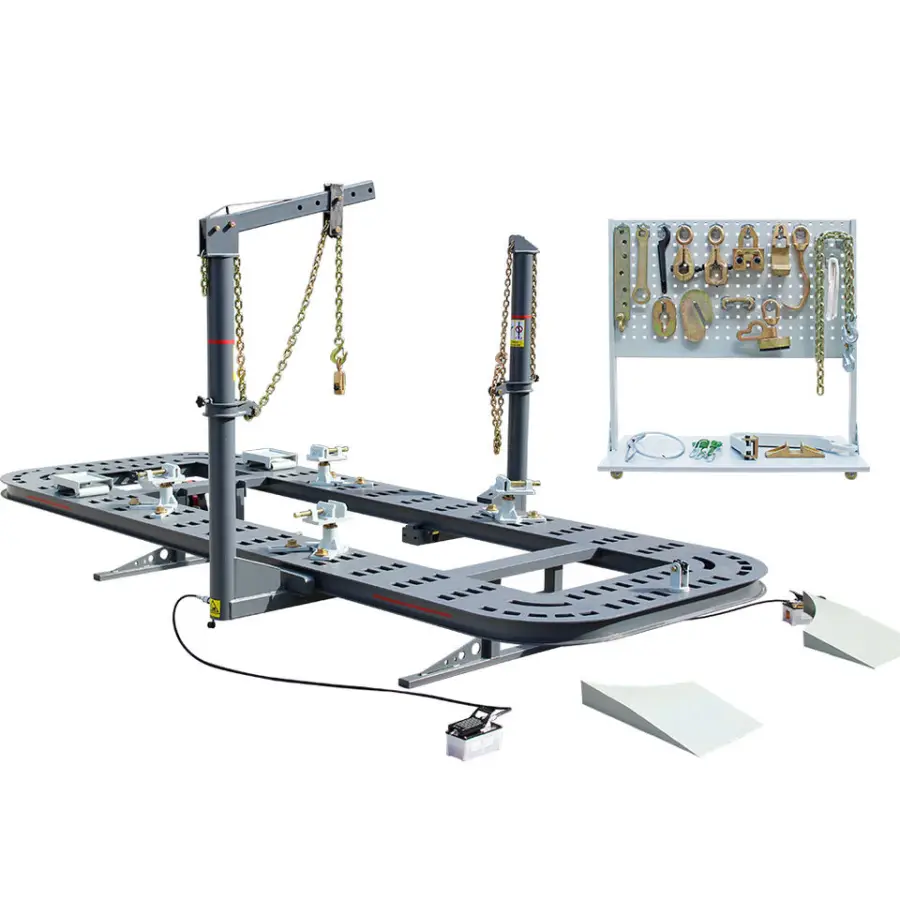 TFAUTENF Manganese Steel Plate Car Bench Auto Body Frame Machine with 3.5t Loading Capacity — image 6