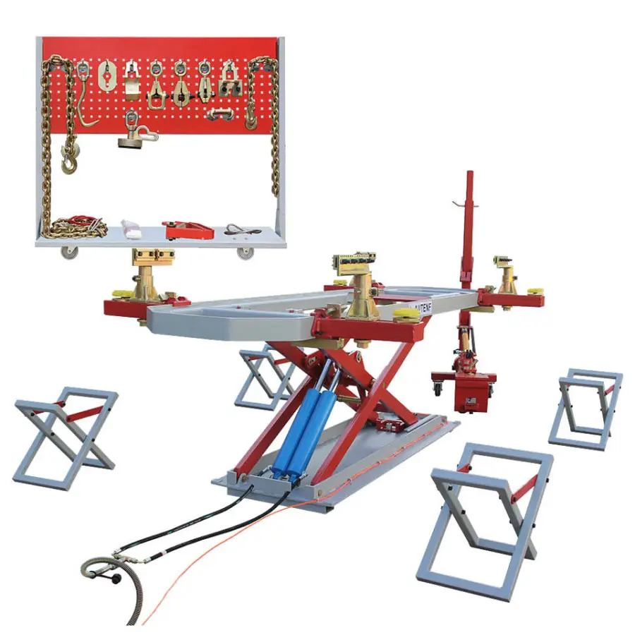 Autenf China Auto Body Chassis Straightening Portable Frame Machine for Autobody Frame Repair Rack — view 6