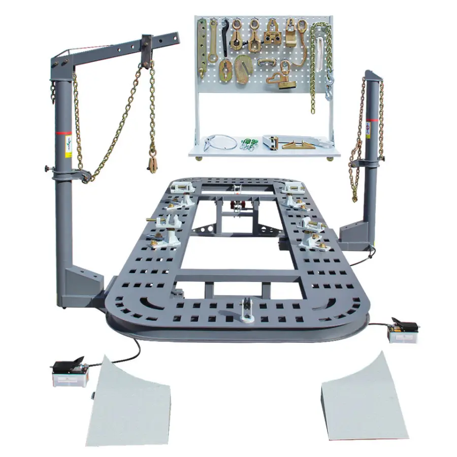 TFAUTENF TF-502SP Customizable Car Bench Machine with 17 Feet Platform for Auto Frame Straightening — image 3