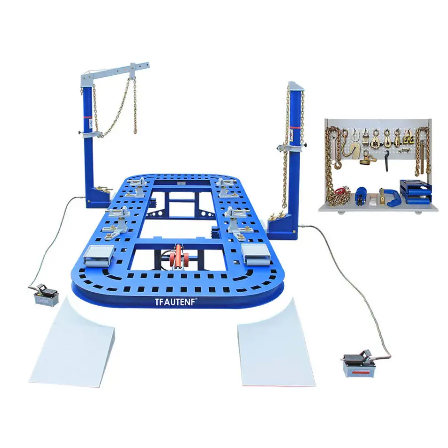 CE Pneumatic Hydraulic Car Bench Frame Machine for Auto Body Frame Chassis Straightening Machine — image 3