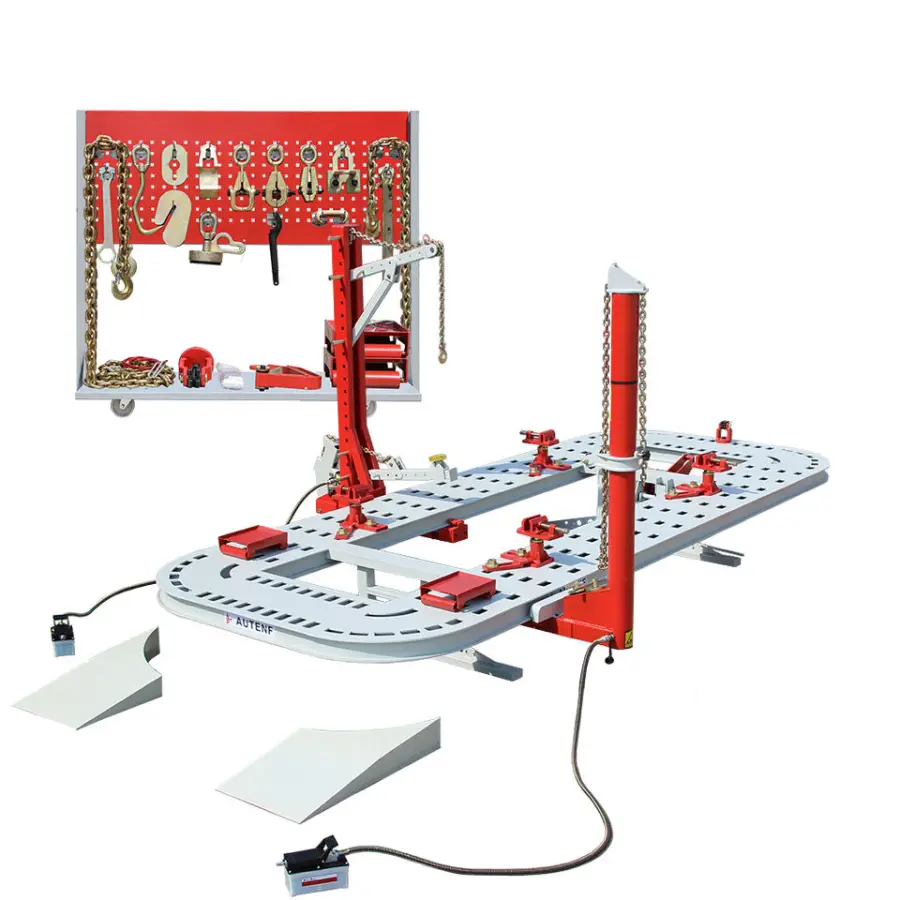 CE Pneumatic Hydraulic Car Bench Frame Machine for Auto Body Frame Chassis Straightening Machine — image 4