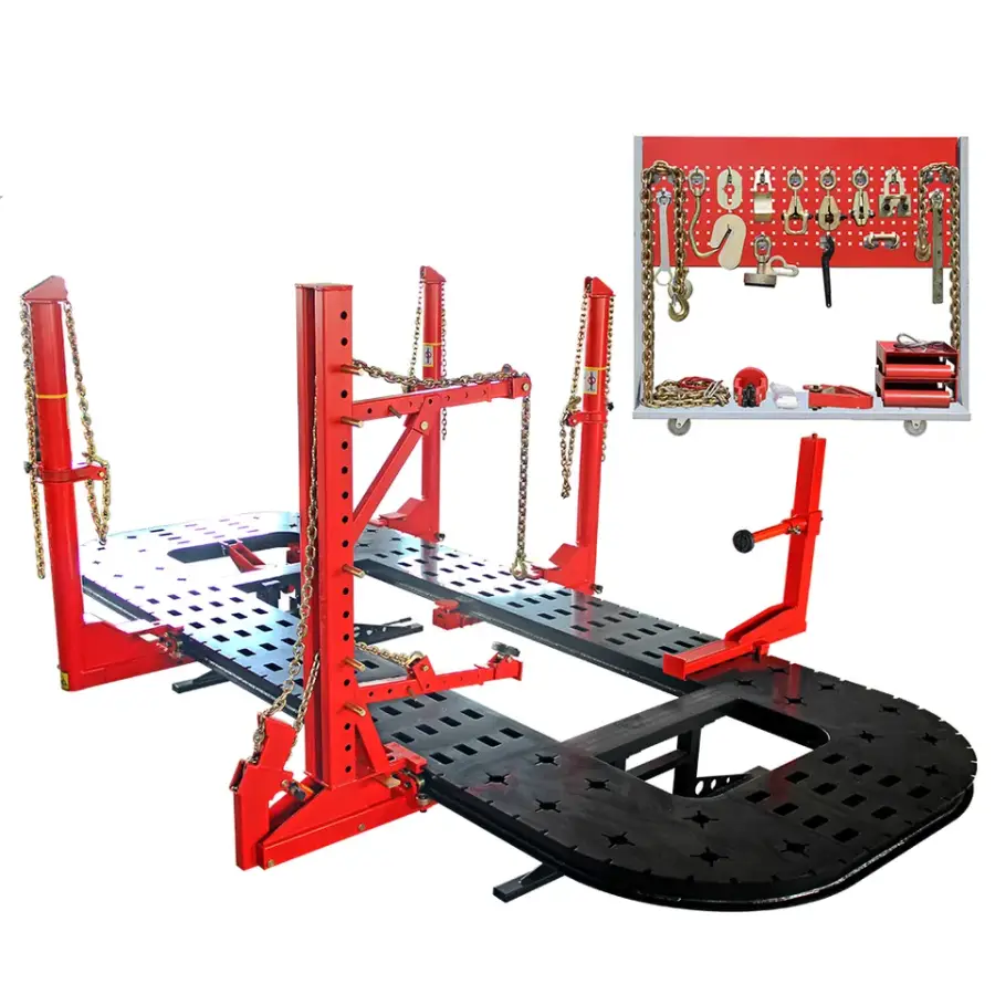 Vehicle Body Auto Chassis Straightening Machine Car Bench Car Body Repair Collision Pulling Machine Auto Body Car Frame — view 1