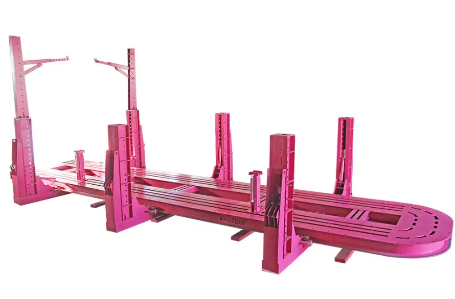 TFAUTENF CE Hot Sale 12m Car Truck Collision Chassis Straightening Frame Machine for Commercial Bus/Lorry/Trailer Repair — view 3