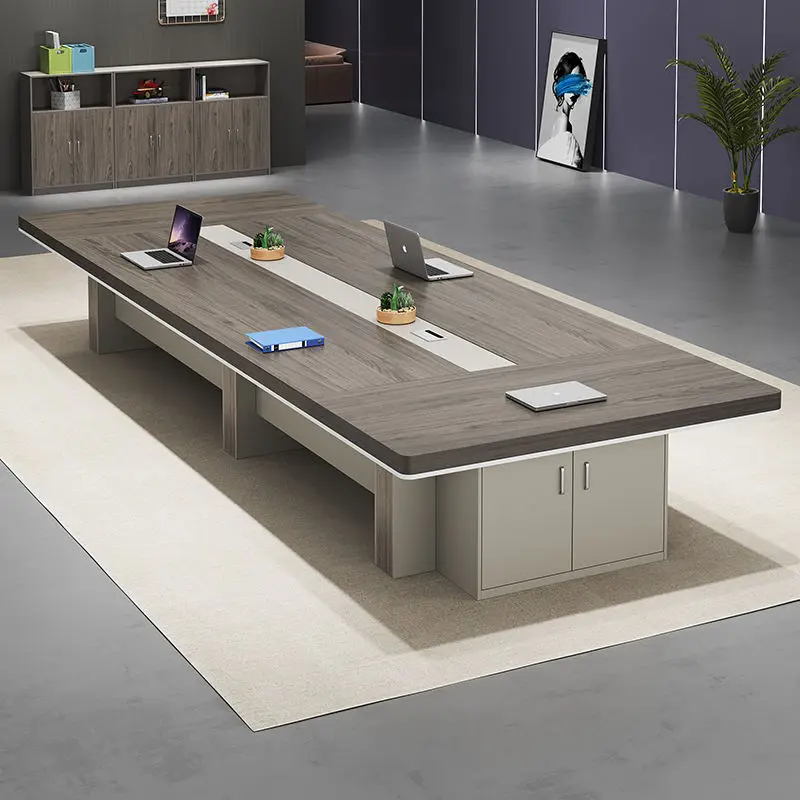 Office Furniture Desk Set Conference Room Desk Table Meeting Table Modern Conference Tables — view 2