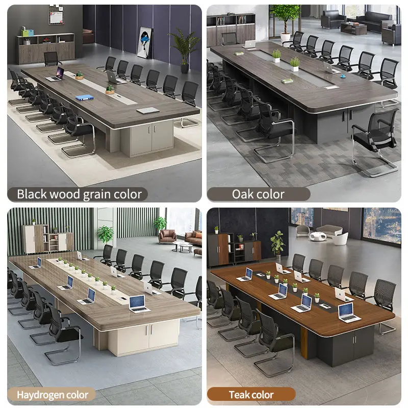 Office Furniture Desk Set Conference Room Desk Table Meeting Table Modern Conference Tables — view 2