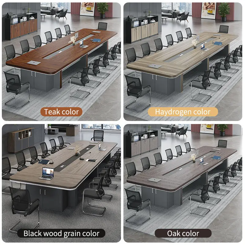Office Furniture Desk Set Conference Room Desk Table Meeting Table Modern Conference Tables — view 2
