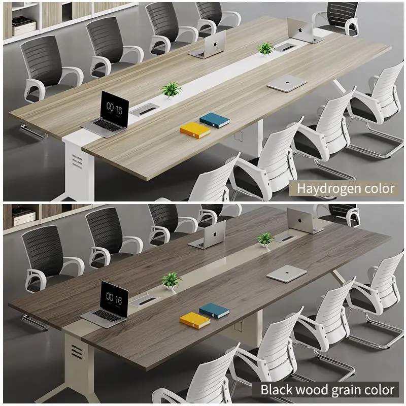 Modern Conference Desk Set for Office Hotel School Hospital & Home Office Use-Melamine Board — view 3