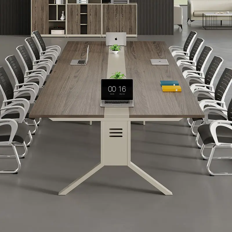 Modern Conference Desk Set for Office Hotel School Hospital & Home Office Use-Melamine Board — view 4