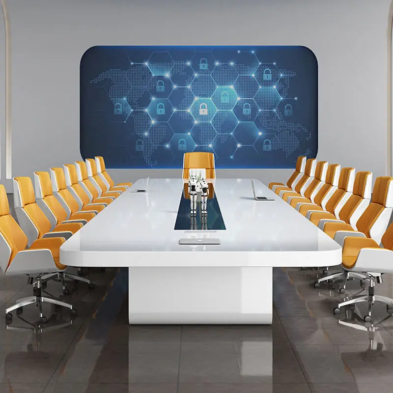 Office Furniture Desk Set Conference Room Desk Table Meeting Table Modern Conference Tables — view 3