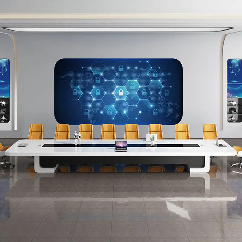 Office Furniture Desk Set Conference Room Desk Table Meeting Table Modern Conference Tables — view 4