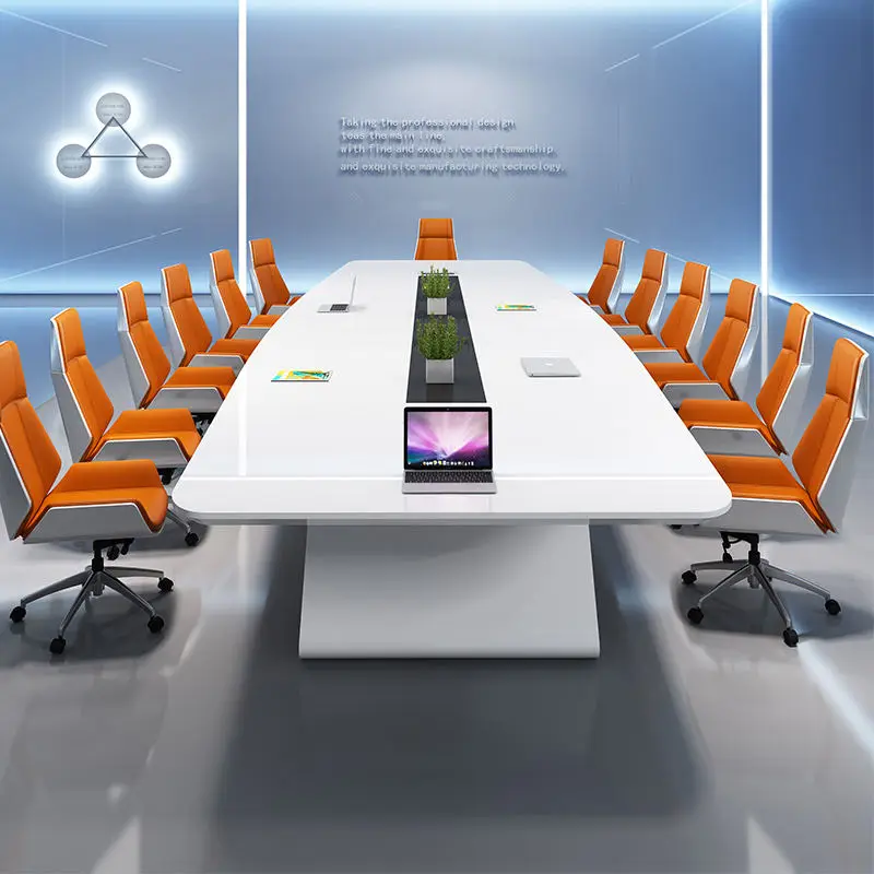 Office Furniture Desk Set Conference Room Desk Table Meeting Table Modern Conference Tables — view 2