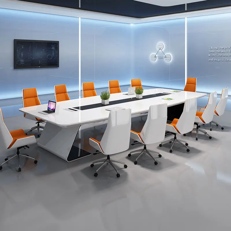 Office Furniture Desk Set Conference Room Desk Table Meeting Table Modern Conference Tables — view 3