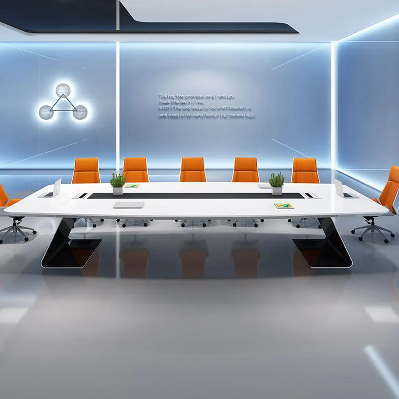 Office Furniture Desk Set Conference Room Desk Table Meeting Table Modern Conference Tables — view 4