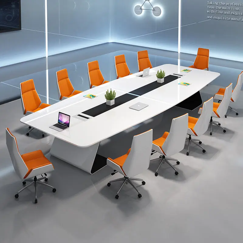 Office Furniture Desk Set Conference Room Desk Table Meeting Table Modern Conference Tables — view 5