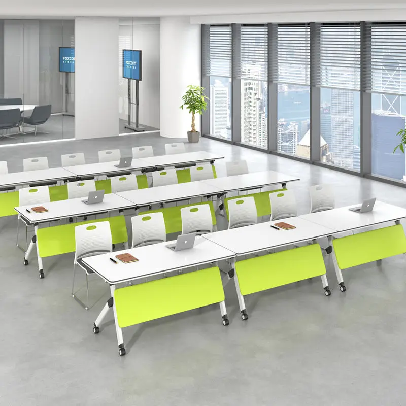 Multi-functional Desk Folding Conference Table Training Table and Chair Combination Splicing Desk Modern — image 5