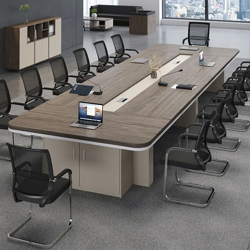 Office Furniture Desk Set Conference Room Desk Table Meeting Table Modern Conference Tables — view 4