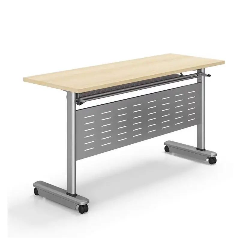 Multi-functional Desk Folding Conference Training Table Chair Combination Extendable Foldable Modern Office Furniture for Hotel — image 4