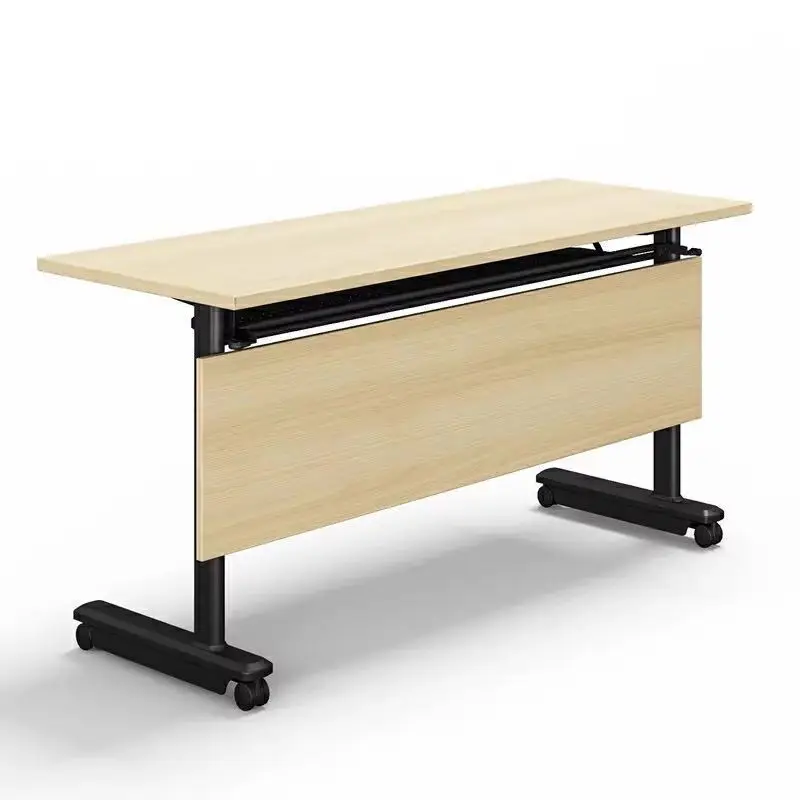 Multi-functional Desk Folding Conference Training Table Chair Combination Extendable Foldable Modern Office Furniture for Hotel — image 5